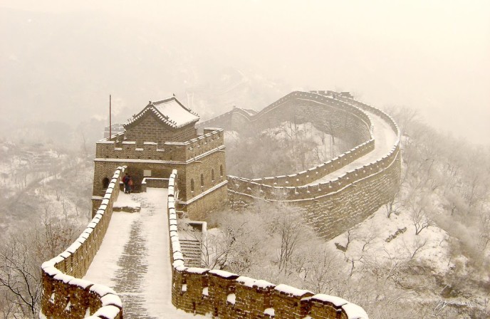 Great Wall of China in Winter, photo by Steve Webel